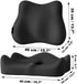 Tophacker Office Chair Cushion & Back Support, Lumbar Support Pillow, Memory Foam, Non Slip Sitting and Back Rest