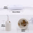 Swpeet 4 E26 10.86 Inch Pcs Hanging Lantern Cord with On/Off Switch, Light Socket with Extension Cord Cable, White