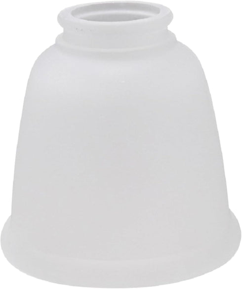 Aspen Creative 23045-4 2-1/8" 4-5/8" 4-5/8" 4 Pack Transitional Style Bell Shaped Frosted Replacement Glass Shade