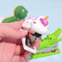Cute Animal Silicone Stapler, Desktop Stitcher Art Figurine for Home Office, Kids