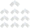 LightingWill 10pcs Pack L Shape Solderless Snap Down 2 Pin LED Strip