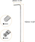 4pcs Ball End Hex Key Wrench 2mm L-Shape Extra Long Arm Hexagon Metric Wrenches Chrome Vanadium Steel Repairing Tool for Home Repair