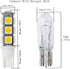 Sago 10 Pack Wedge T10-T5 1w Bulb, 360deg LED Extra Bright, Pure White for Malibu 12v DC Landscape Light