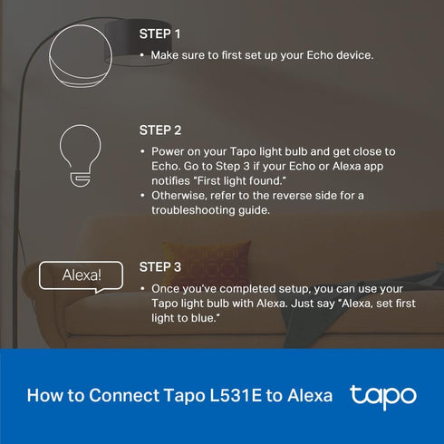 Bulbs, 16M Dimmable, Setup, A19, 60W 800LM CRI>90, 2.4GHz L531E Tapo TP-Link Smart Light Colors RGBW, Alexa
