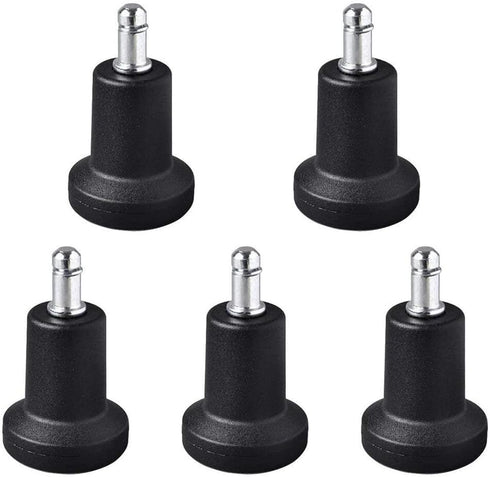Huanyuedouer 5PCS High Profile Bell Glides 2.5" Replacement Office Desk Chair or Stool
