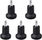 Huanyuedouer 5PCS High Profile Bell Glides 2.5" Replacement Office Desk Chair or Stool