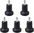 Huanyuedouer 5PCS High Profile Bell Glides 2.5" Replacement Office Desk Chair or Stool