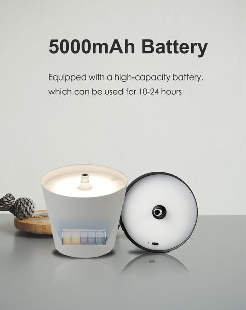 Dimmable 1) Cordless Table Lamp, Rechargeable Table Lamp with Touch Control, Portable LED Desk Lamp for Indoor Patio
