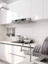 Glossy White Contact Paper for Countertops Removable Contact Paper White Peel and Stick Wallpaper Waterproof Easy to Clean Vinyl Roll Decorative Kitchen Cabinet Table Closet 15.8''x78.7'' by Toduso