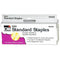 Charles Leonard Staples, Standard 26/6 Size, Chisel Pointed Carbon Steel, Silver, 5000/Box (84500)