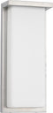 Hamilton Hills 14 Inch Silver Squared Flush Mount Outdoor Light Fixture |