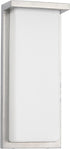 Hamilton Hills 14 Inch Silver Squared Flush Mount Outdoor Light Fixture |