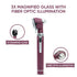 MeddSight 3X 10 6 Otoscope with Light, Fibre Optic Ear Scope for Kids & Adults, Zoom Magnifying Glass, LED Ear