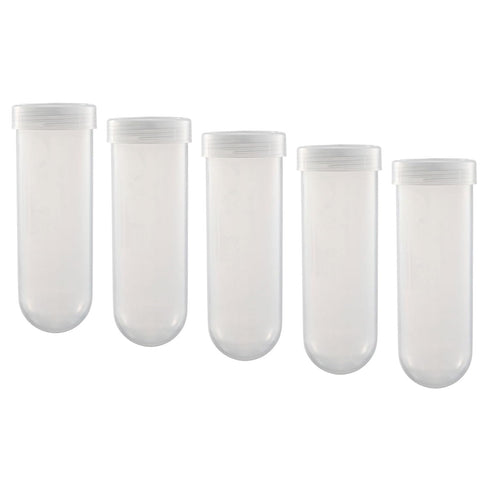 YOKIVE 10 Pcs Plastic Centrifuge Tube, Laboratory Tube with Round Bottom and Screw Cap for Molecular Biology (100ml)