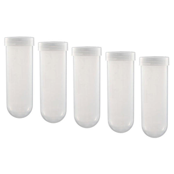 YOKIVE 10 Pcs Plastic Centrifuge Tube, Laboratory Tube with Round Bottom and Screw Cap for Molecular Biology (100ml)