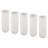 YOKIVE 10 Pcs Plastic Centrifuge Tube, Laboratory Tube with Round Bottom and Screw Cap for Molecular Biology (100ml)