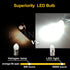 E5 Bulb 12V E5 E5.5 Bulb Lights(Pack 4) Ruiandsion LED White Screw Base LED Upgrade for Modle Train