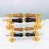 IBOWZ 2 Kitchen Cupboard Handle Pieces Drawer Handle Wood Handles Base Made of Solid Zinc Alloy Cupboard Knobs Cabinet