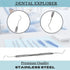 HIGH TECH INSTRUMENTS #5 (5) Dental Tartar Scraper Tool Double Ended Explorer Probe Plaque Remover Stainless Steel