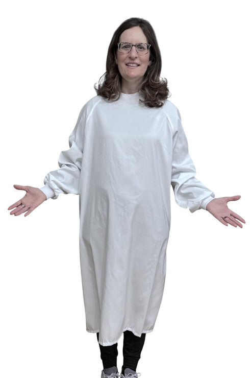 keebomed (10, Reusable Isolation Gowns - Staff Protection for Hospital, Doctor's Office Isolation Gowns - Latex-Free