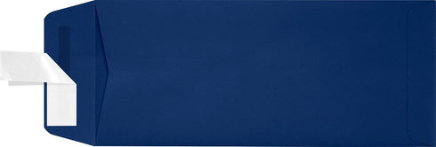 LUXPaper #10 Policy Business Envelopes | 4 1/8" x 9 1/2" | Navy Blue | 50 Qty | Peel & Press | 80lb. Text