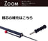 Tombow Pencil ZOOM 707 Mechanical Pencil, 0.5, Gray/Black