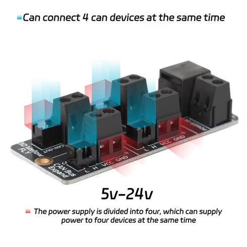 3D 4 Sht36 SB2040 Printer CanBus Expansion Board Module Can Be Connected to CAN boards Compatible with Klipper Reprap