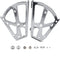 Shoes Cabinet Hinge,2Pcs Stainless Steel Shoes Drawer Hinges Shoe Rack Frame Turing
