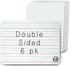 Dry Erase Board Lined and Blank, Double Sided Whiteboard, 6 Pack
