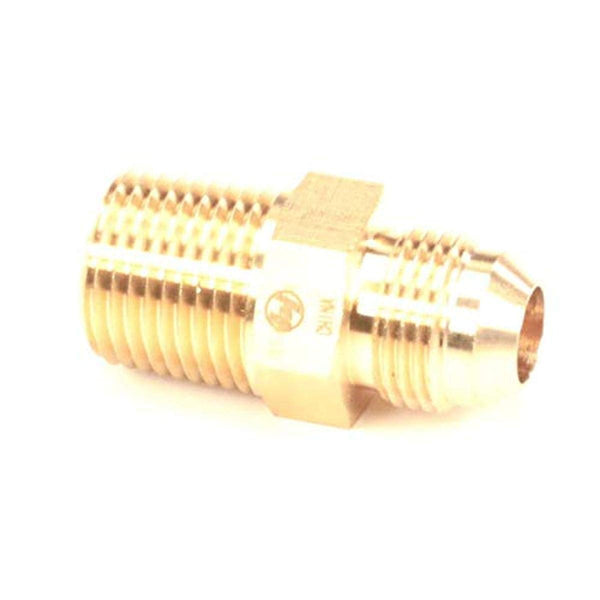 (CHBZM) Connector Male 1/2 NPT X 1/2 37° Flare JIC - Brass