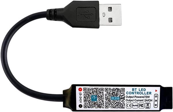 Generic Mini USB 5V RGB Bluetooth Controller Music LED Light Strip Controller for