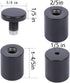 Osring 3/4 x 2 Inch Sign Standoff Mounting Hardware, Black Screw Standoffs for Acrylic Board, Glass Panel, 8 Pack