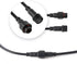BTF-LIGHTING 4 Pin Electrical Connector 20AWG IP65 Male Female Connector 7.87in/20cm Extension Cable for LED Strip