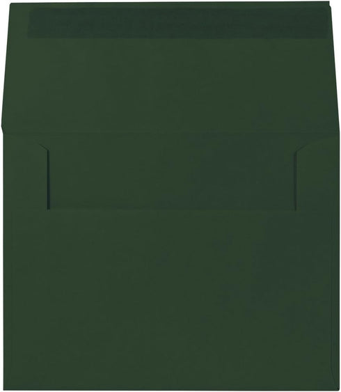 JAM PAPER A2 Premium Invitation Envelopes - 4 3/8 x 5 3/4 - Dark Green - 50/Pack