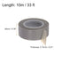 PTFE Film Tape Roll, 0.8" x 33 ft High Temperature Tape 0.13mm Thickness with Single Side Adhesive for Vacuum Sealer Machine, Hand Impulse Sealers, Gray