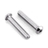 1/4-20 x 1-1/2" Button Head Socket Cap Bolts Screws, 304 Stainless Steel 18-8, Allen Hex Drive, Bright Finish, Pack of