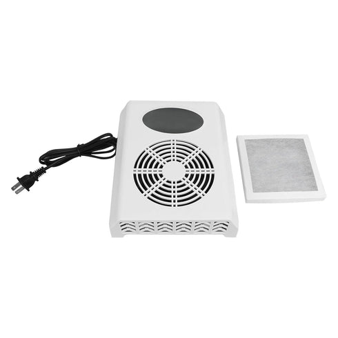 Semme Nail Dust Collector with Reusable Filter 80W Low Noise Nail Vacuum