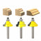 1/4 Inch Shank Forming Roundover Beading Router Bit Set Includes Beading Bit,