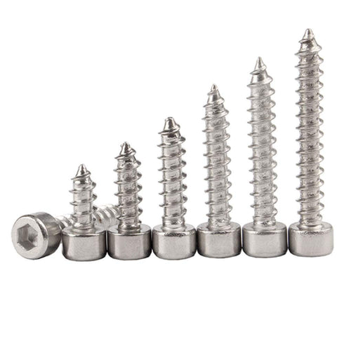 Fasteners Tools Nails Screws - Hardware Self Tapping Screws Metric Thread Stainless Steel Hex Socket Cap Screw M4 M5 M6