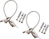 2 Sets Yardwe Home Furniture Straps and Pet Safety Anchors for Preventing Tipping Reliable Furniture Secure Fasteners