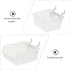 Set Cabilock Pegboard Bins and Hooks for Garage Organization, Small Parts Storage Baskets with Pegboard Hooks
