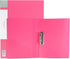PATIKIL 9.3x12.2" Punchless Binder Clamp, 2 Pcs Plastic Clip Binder Without Rings for A4 Size Paper, Rose Red