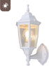 E26 (60W Photocell-Controlled Outdoor Wall Light Die-Cast Aluminum & Glass Water-Resistant Exterior Fixture, Wet