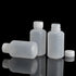 50Pcs 50ml PE Plastic Empty Small Mouth Graduated Lab Chemical Container, Sealing Liquid Medicine Bottles