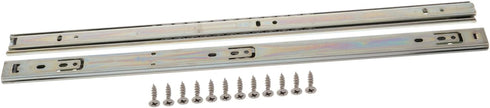 HAKIDZEL 2PCS Heavy Duty Keyboard Drawer Slide Rail Wide Full Extension Ball Bearing