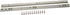 HAKIDZEL 2PCS Heavy Duty Keyboard Drawer Slide Rail Wide Full Extension Ball Bearing