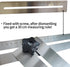 Ceramic Tile Hole Locator, Stainless Steel Universal Punching Tool for Wall Receptacle Outlet, Measuring Range