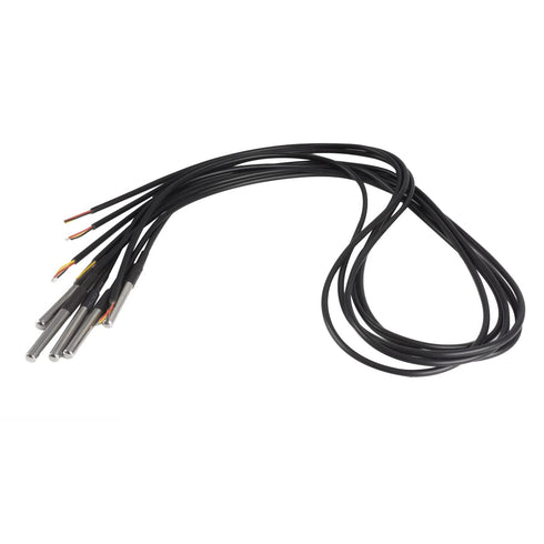 Waterproof DS18B20 Digital Temperature Sensor, Thermal Cable Temperature Range (-55?~ +125?), 1 Meter / 3.2Ft, 10 Pack