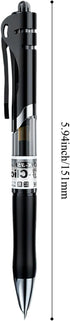 M&G Gel Pens, 0.7mm Black Gel Pens, 36 PCS Retractable Gel Ink Rollerball Pens for Smooth Writing Office School
