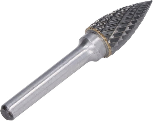 Carbide Rotary File - 1/4inch Shank Rotary File Die Grinder Burr Bit for Woodworking and Engraving.